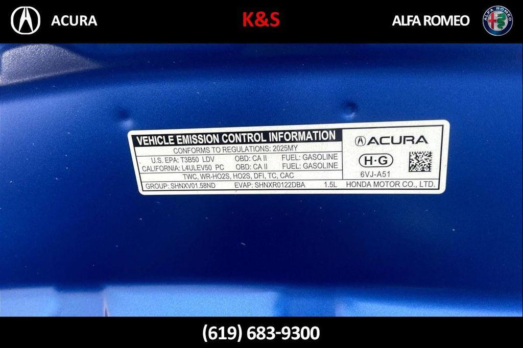 new 2025 Acura ADX car, priced at $39,350