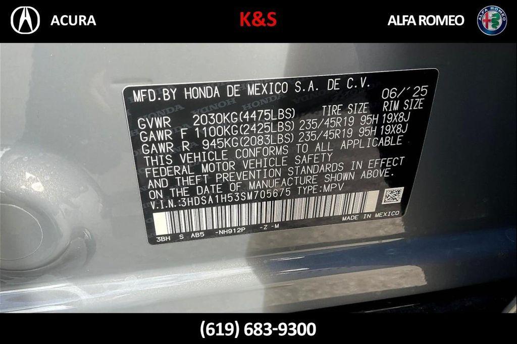 new 2025 Acura ADX car, priced at $39,950