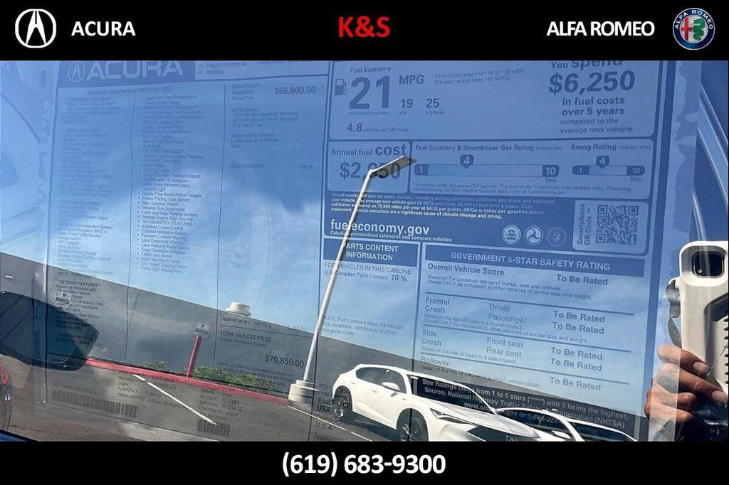 new 2026 Acura MDX car, priced at $70,850