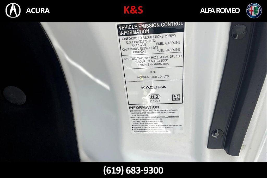 new 2025 Acura MDX car, priced at $63,750