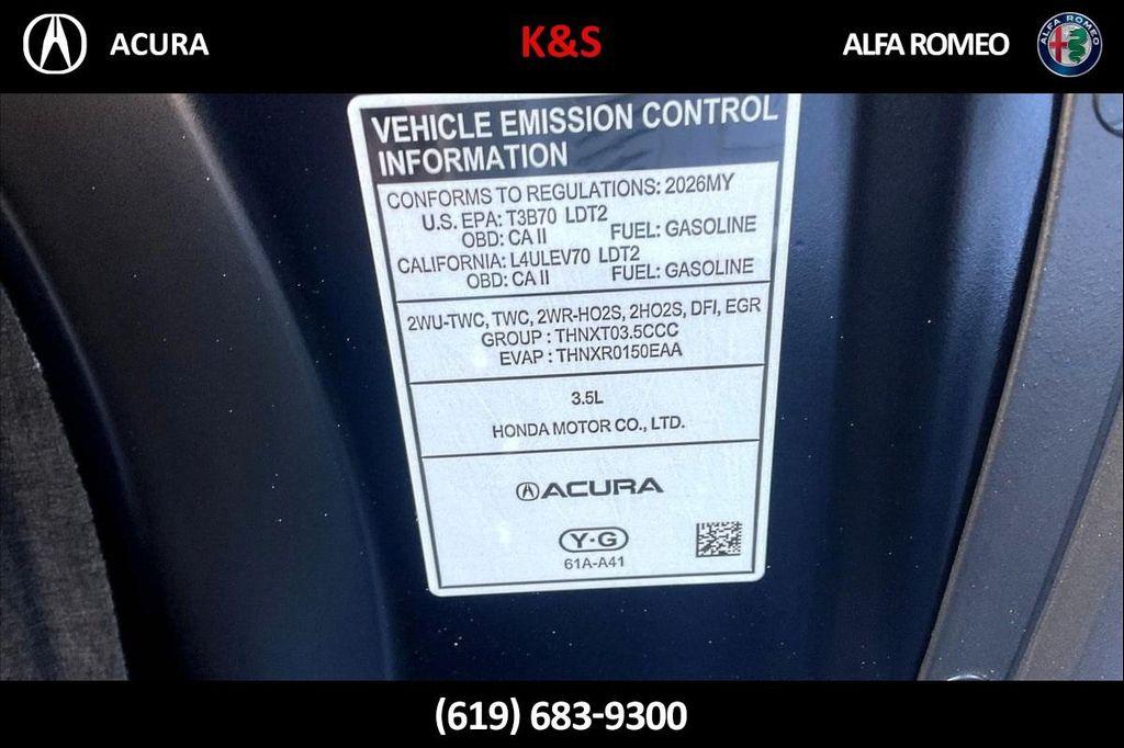 new 2026 Acura MDX car, priced at $64,350