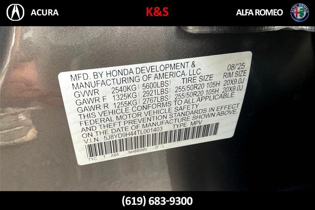 new 2026 Acura MDX car, priced at $59,150