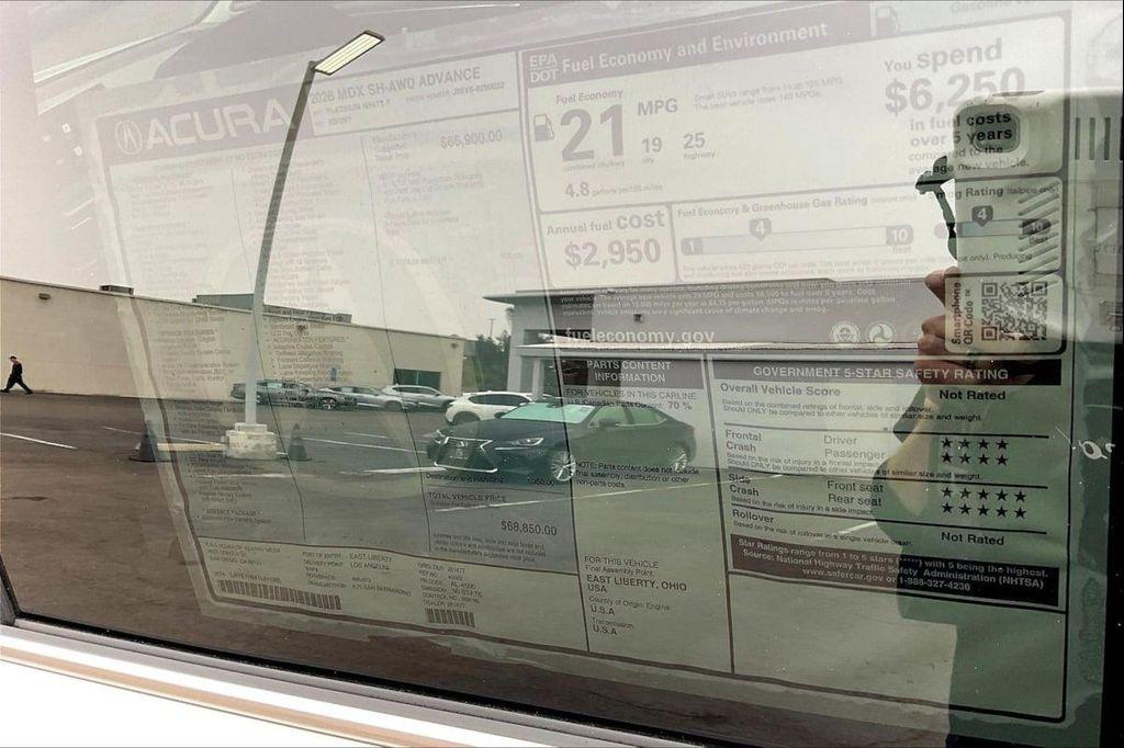 new 2026 Acura MDX car, priced at $67,500