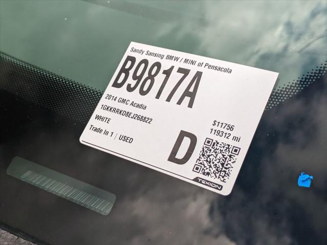 used 2014 GMC Acadia car, priced at $10,250