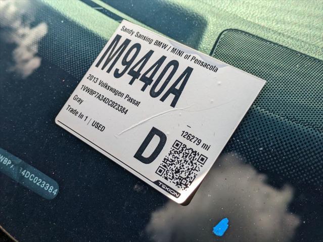 used 2013 Volkswagen Passat car, priced at $7,240