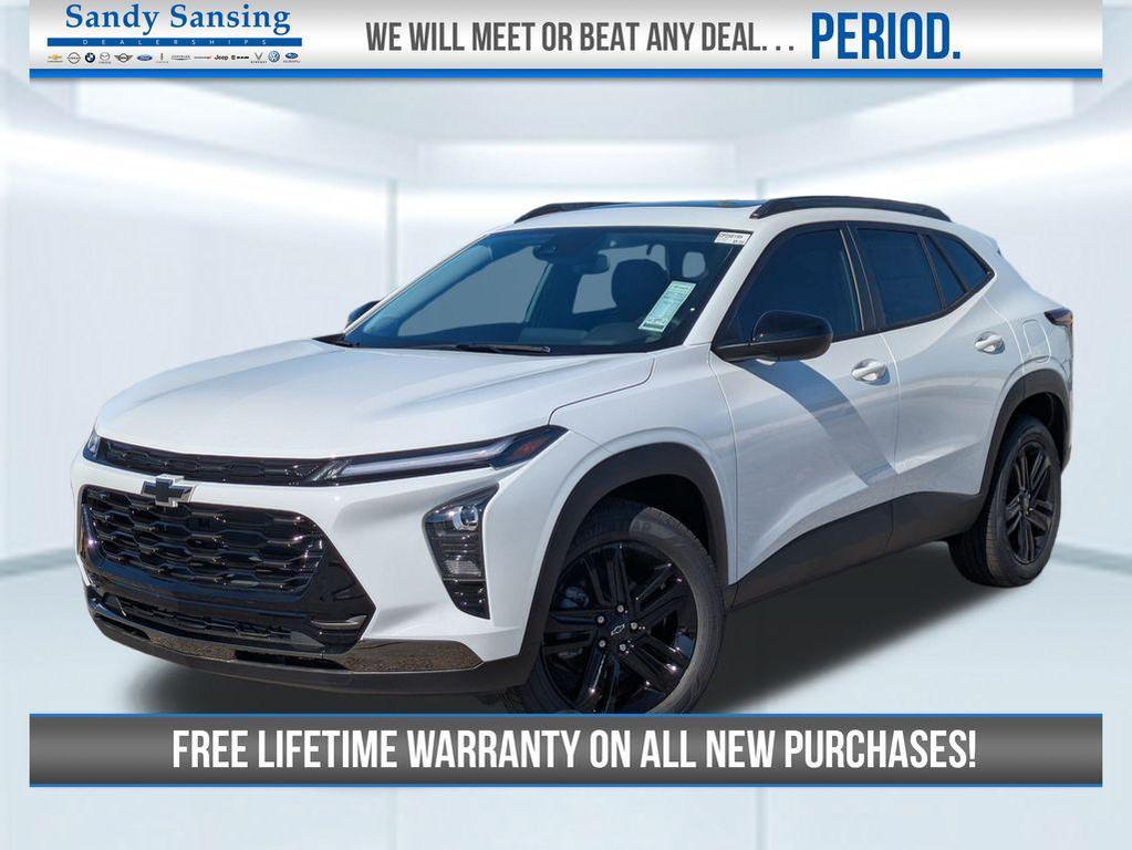 new 2025 Chevrolet Trax car, priced at $27,850