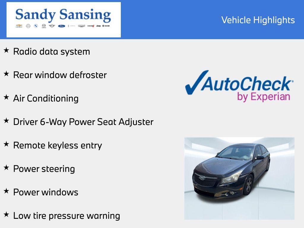 used 2014 Chevrolet Cruze car, priced at $5,490