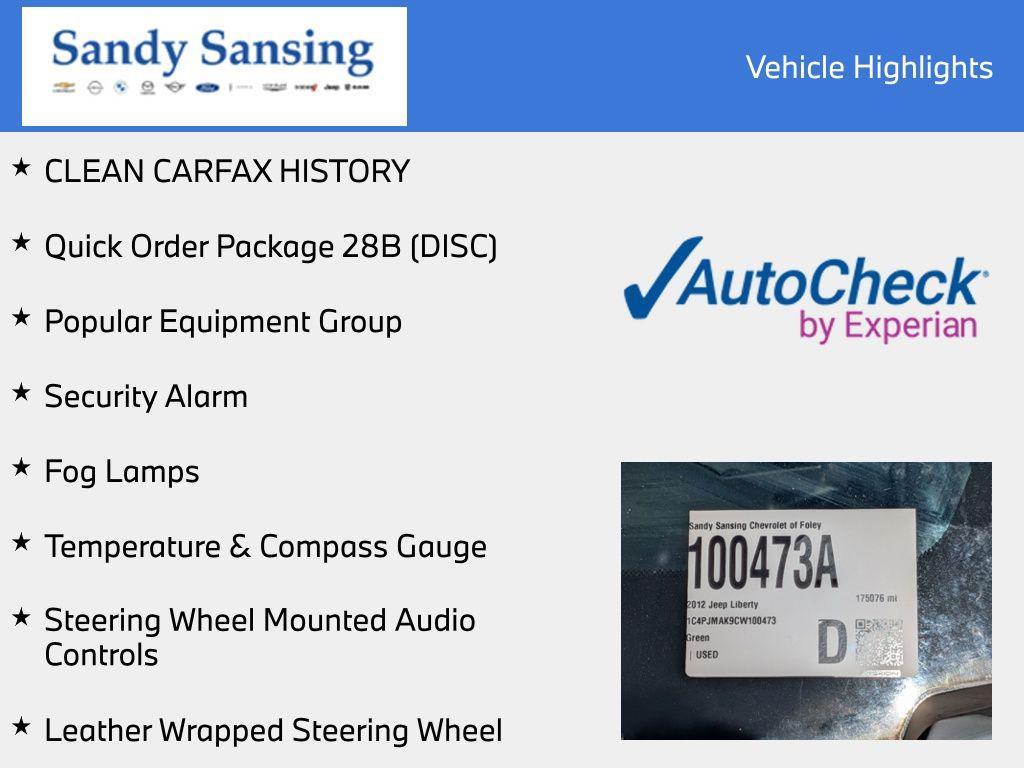 used 2012 Jeep Liberty car, priced at $3,995