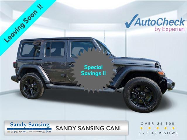 used 2021 Jeep Wrangler Unlimited car, priced at $38,330