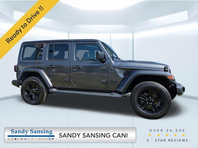 used 2021 Jeep Wrangler Unlimited car, priced at $38,330