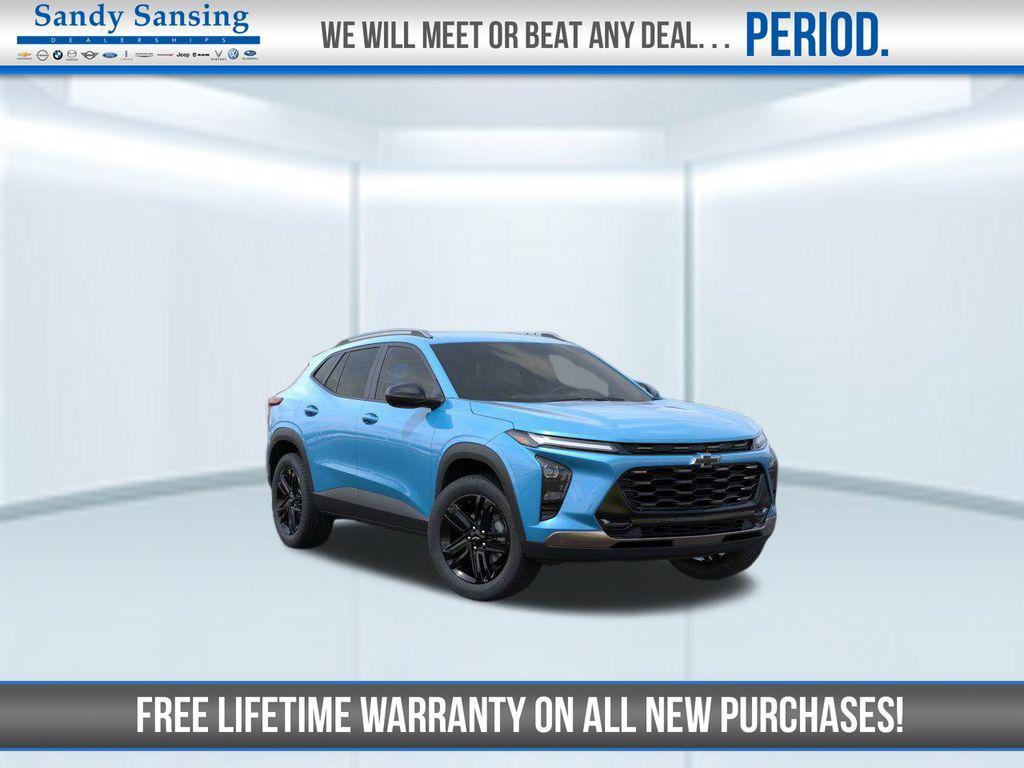 new 2025 Chevrolet Trax car, priced at $27,575