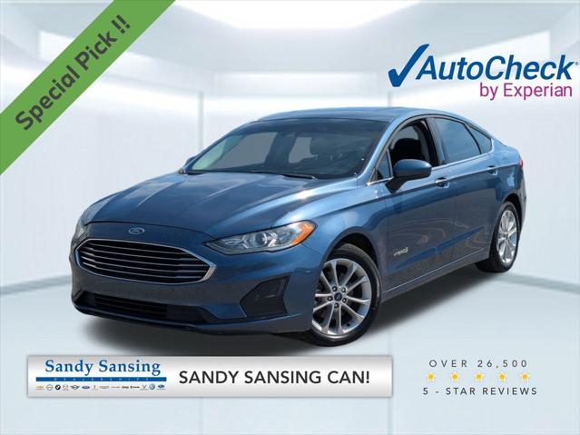 used 2019 Ford Fusion Hybrid car, priced at $7,705