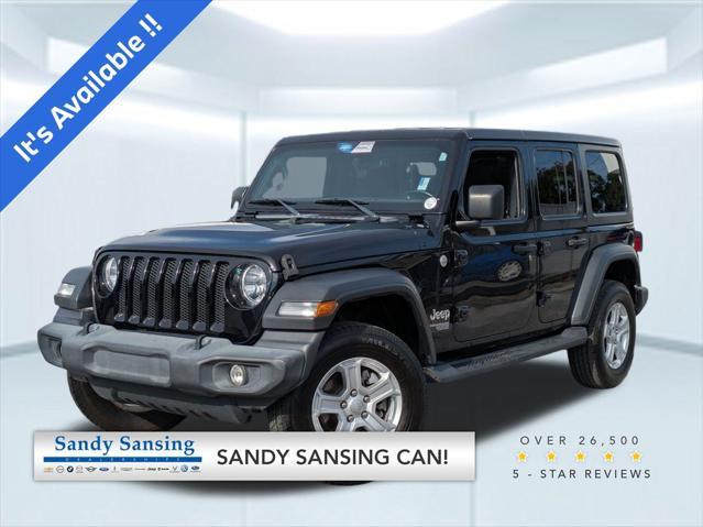 used 2020 Jeep Wrangler Unlimited car, priced at $26,095