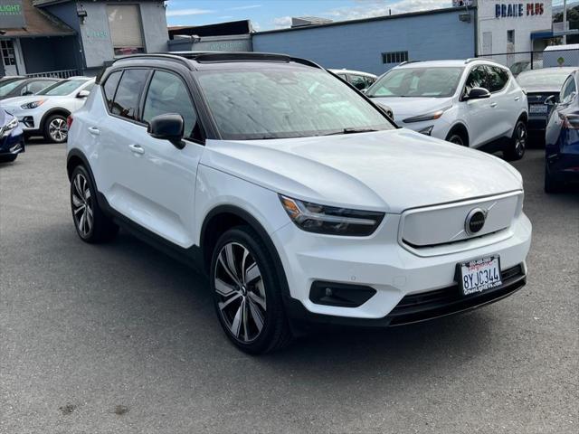 used 2021 Volvo XC40 Recharge Pure Electric car, priced at $26,900