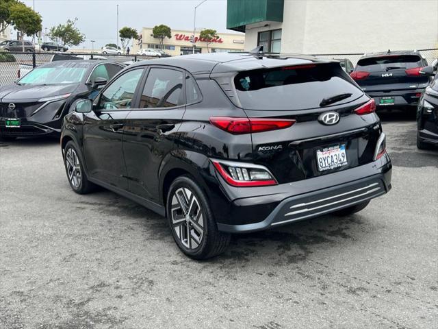 used 2022 Hyundai Kona EV car, priced at $24,500