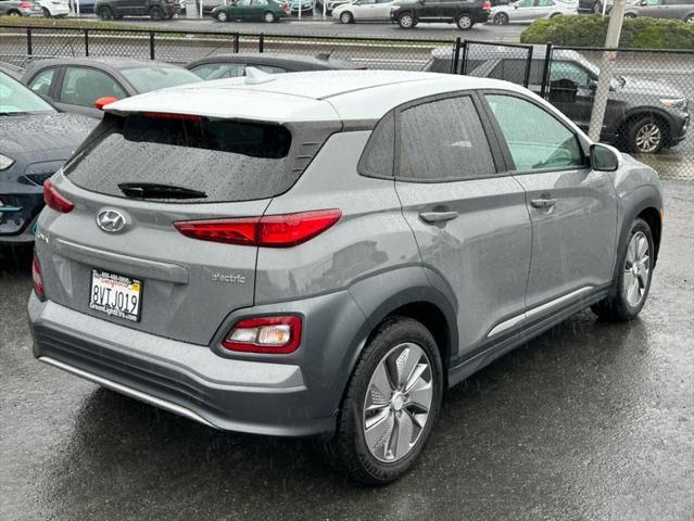 used 2020 Hyundai Kona EV car, priced at $18,500