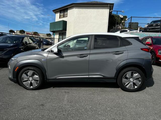 used 2020 Hyundai Kona EV car, priced at $18,500