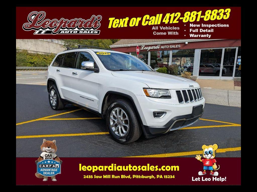 used 2015 Jeep Grand Cherokee car, priced at $12,951