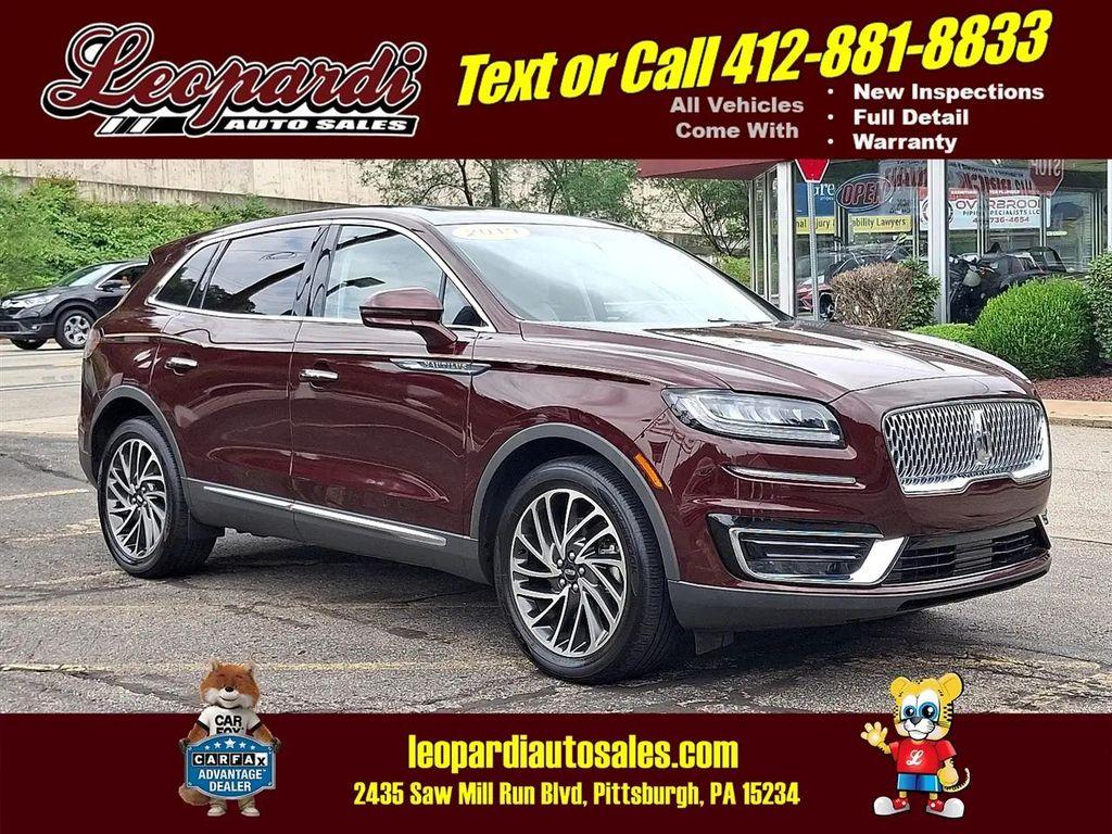 used 2019 Lincoln Nautilus car, priced at $20,951