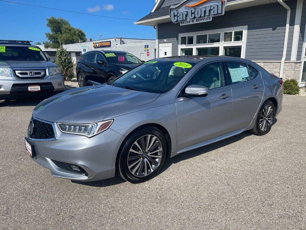 used 2018 Acura TLX car, priced at $17,500