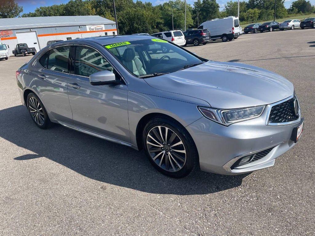 used 2018 Acura TLX car, priced at $17,500