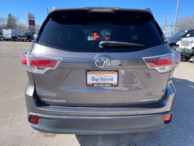 used 2015 Toyota Highlander car, priced at $18,000