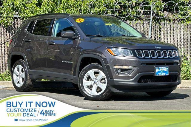 used 2021 Jeep Compass car, priced at $18,785