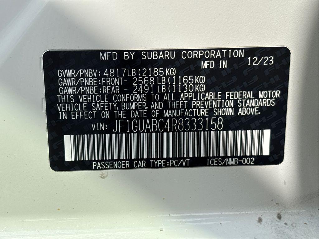 used 2024 Subaru Impreza car, priced at $20,572