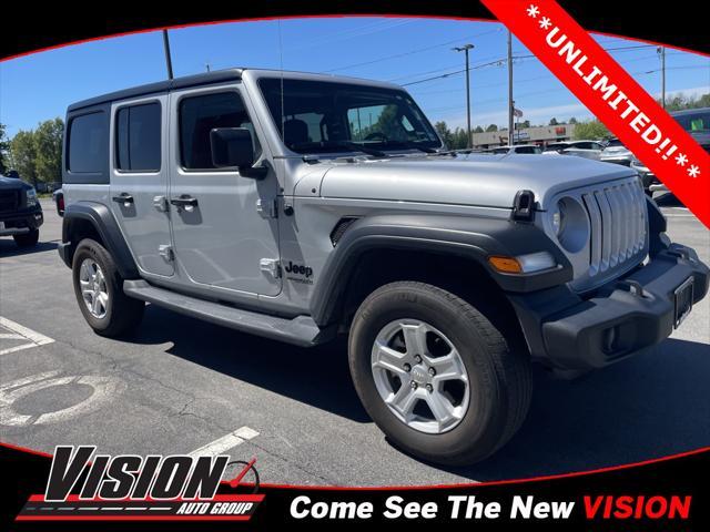 used 2022 Jeep Wrangler Unlimited car, priced at $33,997