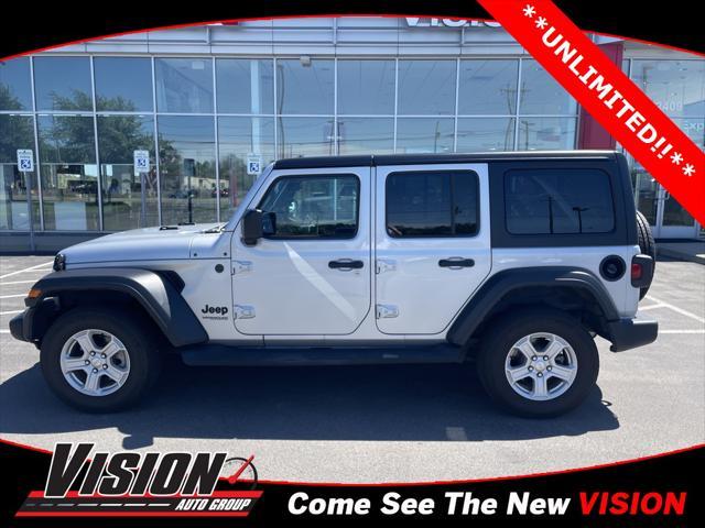 used 2022 Jeep Wrangler Unlimited car, priced at $33,997