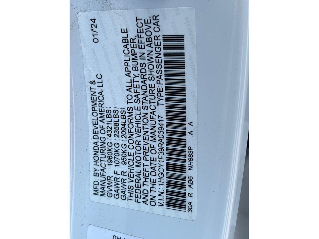 used 2024 Honda Accord car, priced at $26,535