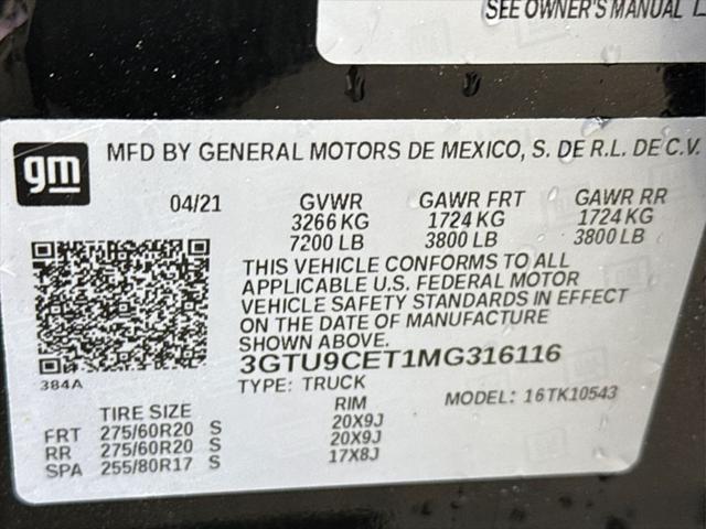 used 2021 GMC Sierra 1500 car, priced at $31,900