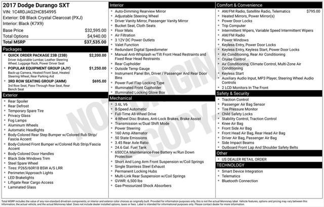 used 2017 Dodge Durango car, priced at $17,968