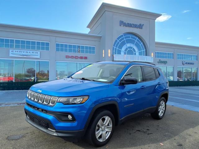 used 2022 Jeep Compass car, priced at $23,500