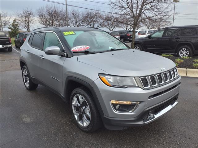 used 2021 Jeep Compass car, priced at $19,500