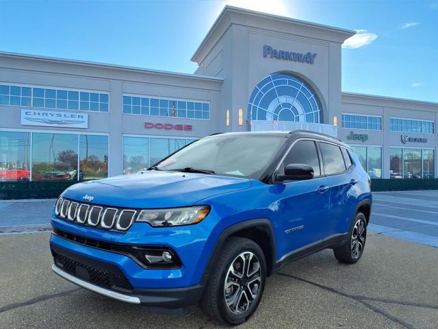 used 2022 Jeep Compass car, priced at $23,900