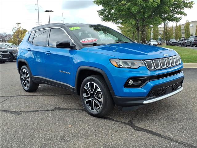 used 2022 Jeep Compass car, priced at $23,900