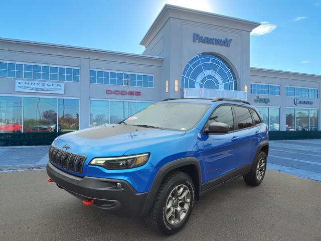 used 2021 Jeep Cherokee car, priced at $27,500