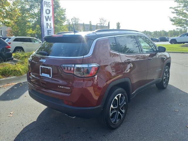 used 2022 Jeep Compass car, priced at $24,600