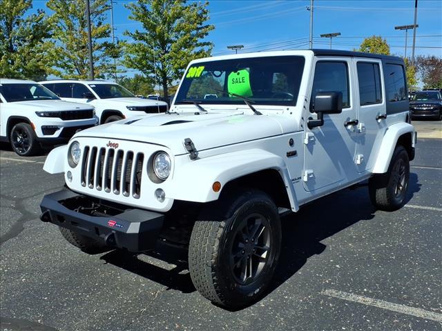used 2017 Jeep Wrangler Unlimited car, priced at $15,700
