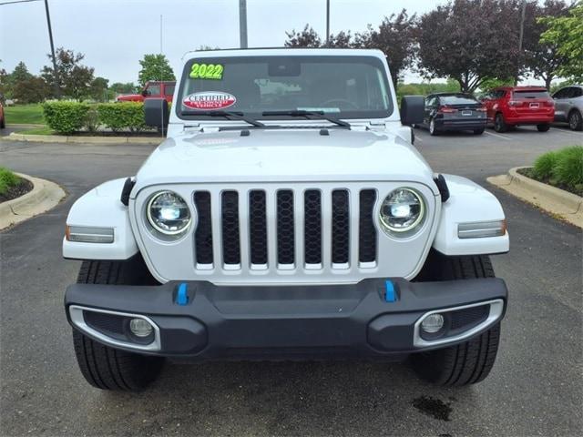 used 2022 Jeep Wrangler Unlimited 4xe car, priced at $36,900