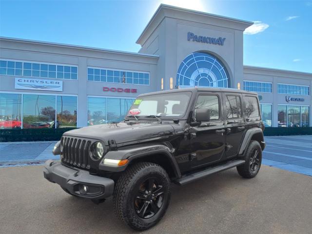 used 2021 Jeep Wrangler Unlimited car, priced at $36,500