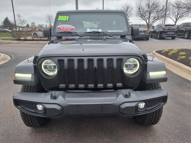 used 2021 Jeep Wrangler Unlimited car, priced at $36,500