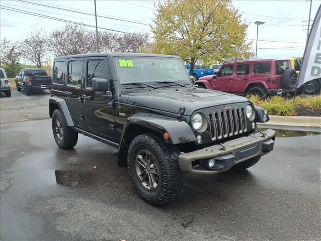 used 2016 Jeep Wrangler Unlimited car, priced at $16,700