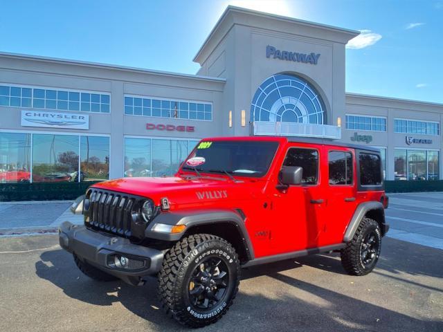 used 2021 Jeep Wrangler Unlimited car, priced at $32,500