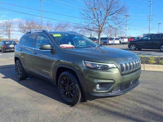 used 2021 Jeep Cherokee car, priced at $21,700