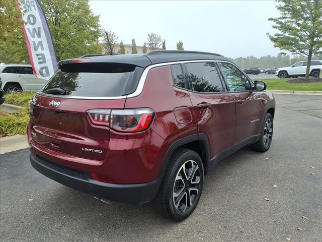 used 2022 Jeep Compass car, priced at $19,500
