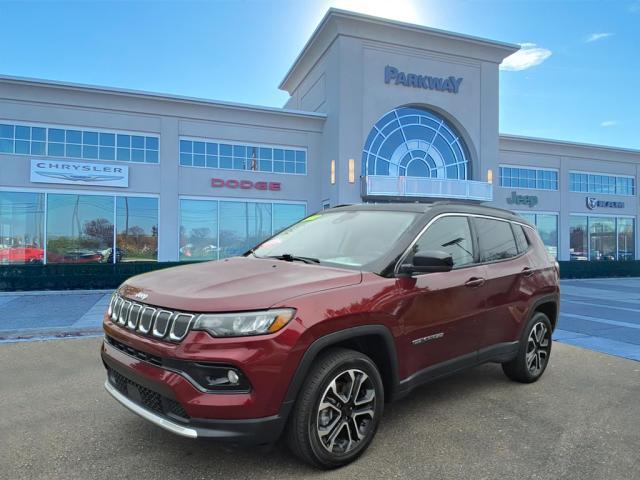 used 2022 Jeep Compass car, priced at $19,500