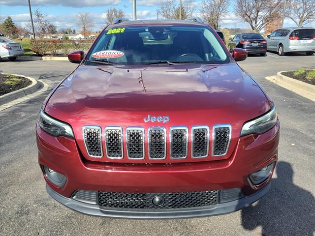 used 2021 Jeep Cherokee car, priced at $22,900