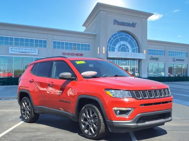 used 2021 Jeep Compass car, priced at $22,000